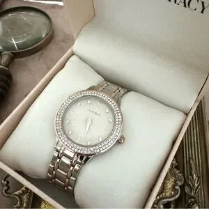 ELLEN TRACY • Duotone Silver Rose Gold Watch Includes Box Ready To Wear Ellen Tracy | Accessories | Ellen Tracy Duotone Silver Rose  main image 3